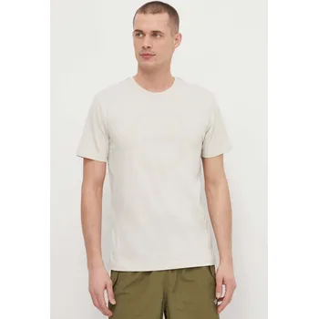 Pánské tričko Bavlněné tričko EA7 Emporio Armani béžová barva, s potiskem PJTJZ.3DPT39.1946 08X, vel. L