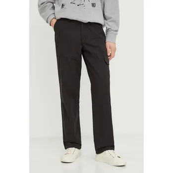 Dámské kalhoty Bavlněné kalhoty Levi's PATCH POCKET CARGO černá barva, ve střihu cargo A5754 99X, vel. S