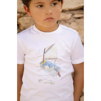 Bavlněné dětské tričko Tartine et Chocolat TY10051.80.94 modrá 50X, vel. 80