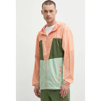 Pánská větrovka Bunda Columbia Trail Traveler pánská, zelená barva, přechodná, 2036873 70A, vel. S