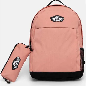 Sportovní batoh Dětský batoh Vans VANS SKOOL BACKPACK růžová barva, velký, s aplikací, VN0A5FOKD471 38X, vel. ONE SIZE