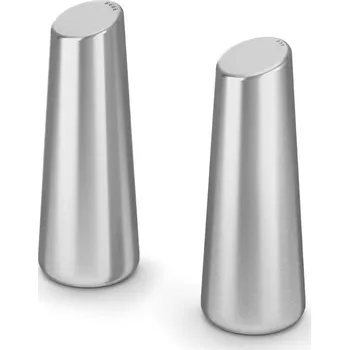 Sklenice Sada slánky a pepřenky ACIO 100 ml, stříbrná, nerezová ocel, Zack