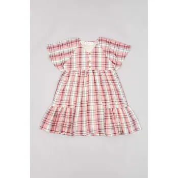 Dámské šaty Dětské bavlněné šaty zippy ZKGAP0501.23015 růžová 03A, vel. 132