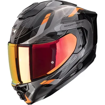 Helma na motorku SCORPION přilba EXO-1500 AIR Sleek black/orange - XS