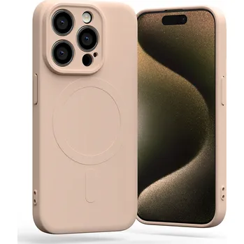 Pouzdro na mobilní telefon Mercury Ochranný kryt na iPhone 11 Pro MAX - Mercury, SemiSilicon MagSafe Pink