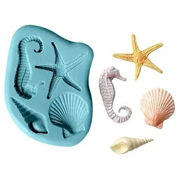 Nádoba na pečení Silikonová formička - moře - Cakesicq