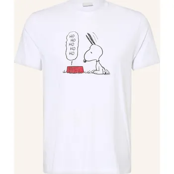 Pánské tričko Mey Pánská Spací Košile Série Mey X Peanuts, bílá / červená /...