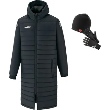 Saller WINTER TRAIN Zimní set BARVA: 350 černá, Velikost: XL - Zimní sportovní set s kabátem, čepicí a rukavicemi