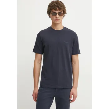 Pánské tričko Bavlněné tričko Marc O'Polo tmavomodrá barva, B61223251098 59X, vel. M