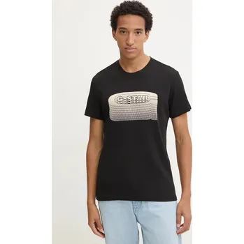 Pánské tričko Tričko G-Star černá barva, s potiskem, D25092-C812 D25092.C812 99X, vel. S
