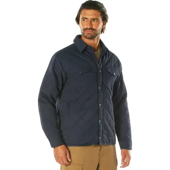 Pánská bunda Bunda prošívaná DIAMOND QUILT bavlněná MODRÁ Bunda prošívaná DIAMOND QUILT bavlněná MODRÁ vel. 3XL