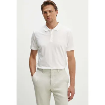 Bavlněné polo tričko Theory M0294501 béžová 01X, vel. XL