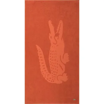 Ručník Bavlněný plážový ručník Lacoste LSPORT Sierra 90 x 160 cm oranžová barva 1047095 28X, vel. ONE SIZE