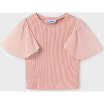 Dětská móda Dětské tričko Mayoral 6004.8E.Junior.PPYH růžová 30X, vel. 157