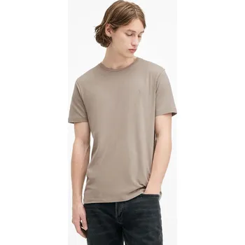 Pánské tričko Bavlněné tričko AllSaints BRACE M030JB šedá 90A, vel. XXL