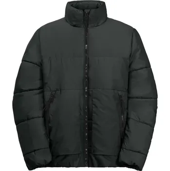 Chlapecká bunda Dětská bunda Jack Wolfskin TEEN INS černá barva 1610191 99X, vel. 128