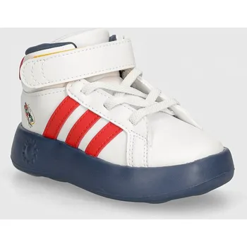 Chlapecká obuv Dětské sneakers boty adidas GRAND COURT MID Mickey bílá barva, IF4095 00X, EUR 19