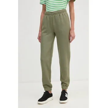 Bavlněné tepláky Lacoste zelená barva, XF2647 97X, vel. 36