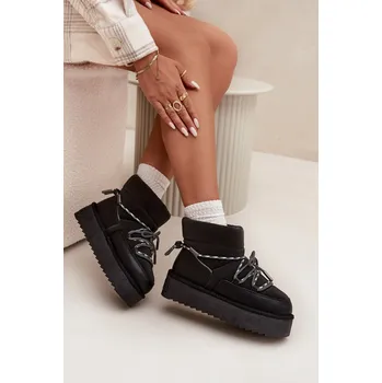 Dámská zimní obuv Sněhule na platformě D.Franklin DFSH371015 Barva: Černá, Velikost: 37