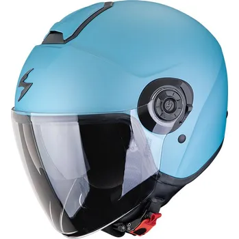Helma na motorku SCORPION přilba EXO-CITY II Solid matt celestial blue - XS
