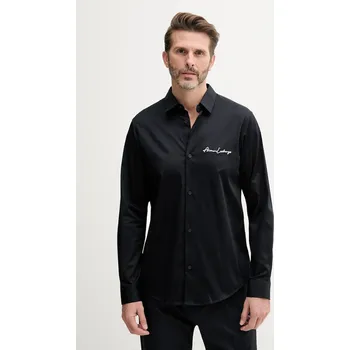 Pánská košile Košile Armani Exchange pánská, tmavomodrá barva, regular, s klasickým límcem, XM001224 AF10192 XM001224.AF10192.NOS 59X, vel. S