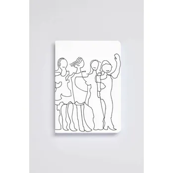Zápisník Poznámkový blok Nuuna Friends by Myriam Beltz S 55485. bílá 00X