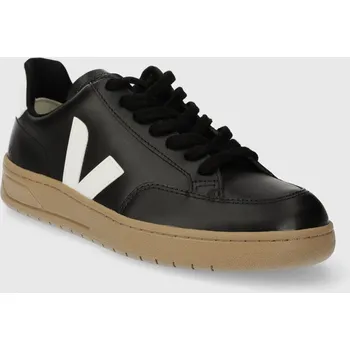 Pánské tenisky Kožené tenisky Veja V-12 černá barva, XD0203638 XD0203638A 99X, EUR 41