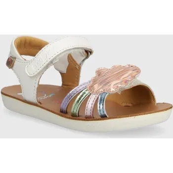 Dívčí sandály Dětské kožené sandály Shoo Pom GOA MULTI bílá barva Q4NGDH04.25.27 00X, EUR 25