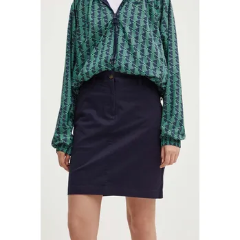 Dámská sukně Sukně Gant tmavomodrá barva, mini, pouzdrová 4400088 59X, vel. 34