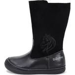 DD Step Dívčí kozačky DDstep W078-52103 Black 29, Vnitřní délka boty: 18,3 cm