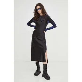 Dámské šaty Šaty G-Star černá barva, midi D23601.D414 99X, vel. M