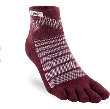 Pánská móda Injinji ponožky OUTDOOR mini - vínová Velikost: L