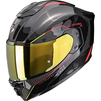 Motodoplněk SCORPION přilba EXO-1500 CARBON AIR Mundi black/red/yellow - 3XL