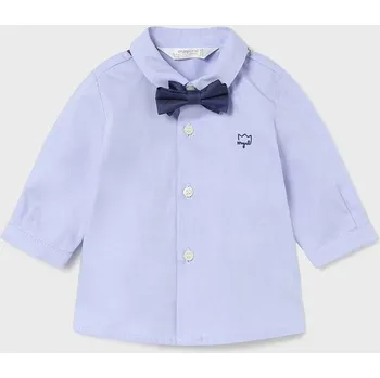 Kojenecké oblečení Dětská bavlněná košilka Mayoral Newborn 2180.1J.Newborn.9BYH modrá 55X, vel. 80