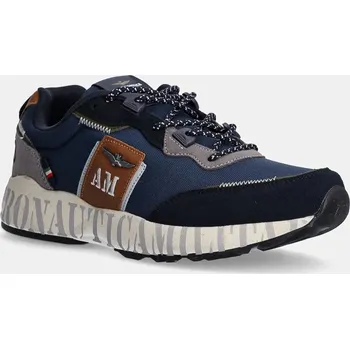 Pánské tenisky Sneakers boty Aeronautica Militare tmavomodrá barva, SC293CT3381 59X, EUR 40