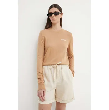 Dámský svetr Svetr z vlněné směsi 2NDDAY 2ND Lance TT - Soft Wool Blen 2000340408 hnědá 82X, vel. S