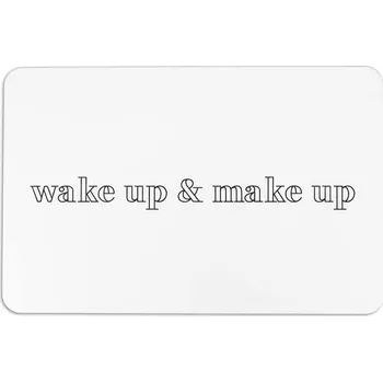 Koupelnová předložka Koupelnový kobereček Artsy Doormats Up & Make Up 39 x 60 cm BATHW.WAKEUPMAKEUP bílá 00X