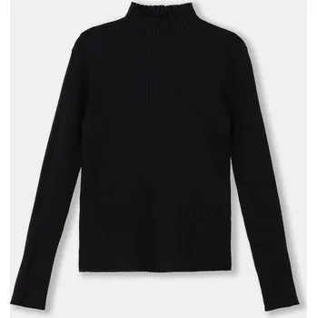 Dívčí svetr Dětský svetr United Colors of Benetton černá barva, lehký, 1194C200M 1194C200M.G.Seasonal 99X, vel. 122