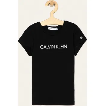 Chlapecké tričko Calvin Klein Jeans - Dětské tričko 104-176 cm IG0IG00380 černá 99X, vel. 140