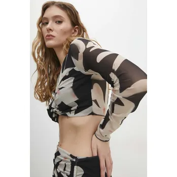 Dámská halenka Halenka Answear.LAB 24y23340.tdb černá 99X, vel. M