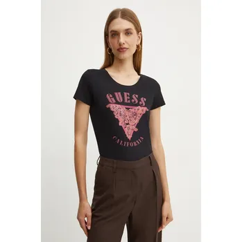 Tričko Guess černá barva, W4BI19 J1314 W4BI19.J1314 99X, vel. XS