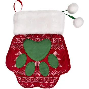 Hračka pro psa KONG Holiday Stocking Paw 27x22x3 cm