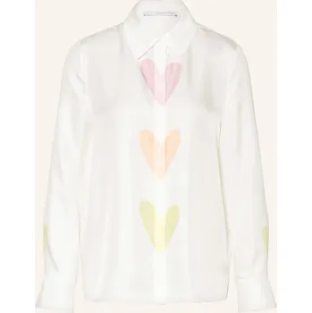 Dámská halenka Herzen's Angelegenheit Dámská Hedvábná Košile, režná / tmavě...