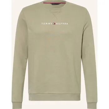 Pánské tričko Tommy Hilfiger Pánská Pohodlná Domácí Mikina, olivová, 54