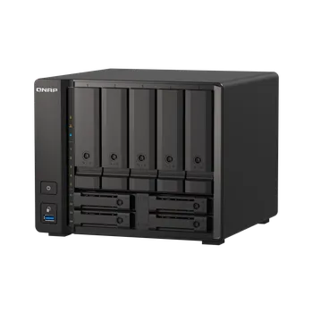 QNAP TS-h973AX-32G (Ryzen 2,2GHz, ZFS, 32GB RAM, 5x 3,5" + 4x 2,5" SATA/2x U.2, 2x 2,5GbE, 1x 10GbE)