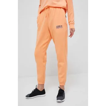 Tepláky Under Armour oranžová barva, hladké 1377175.D 24X, vel. S