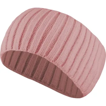 Čelenka Dámská pletená čelenka růžová 9001929-6