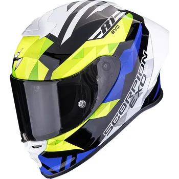 Motodoplněk SCORPION přilba EXO-R1 EVO II AIR Valere black/blue/neon yellow - L