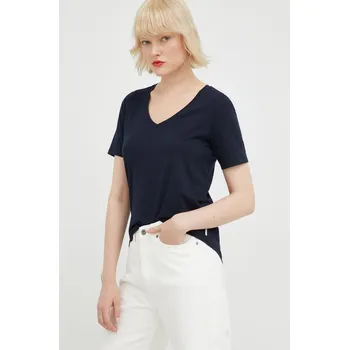 Pánské tričko Bavlněné tričko Marc O'Polo tmavomodrá barva B01207251331 59A, vel. M