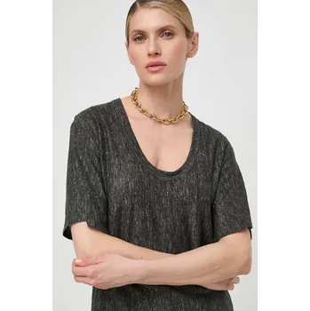 Pánské tričko Plátěné tričko Pinko šedá barva, 103599.A1U9 90X, vel. XS